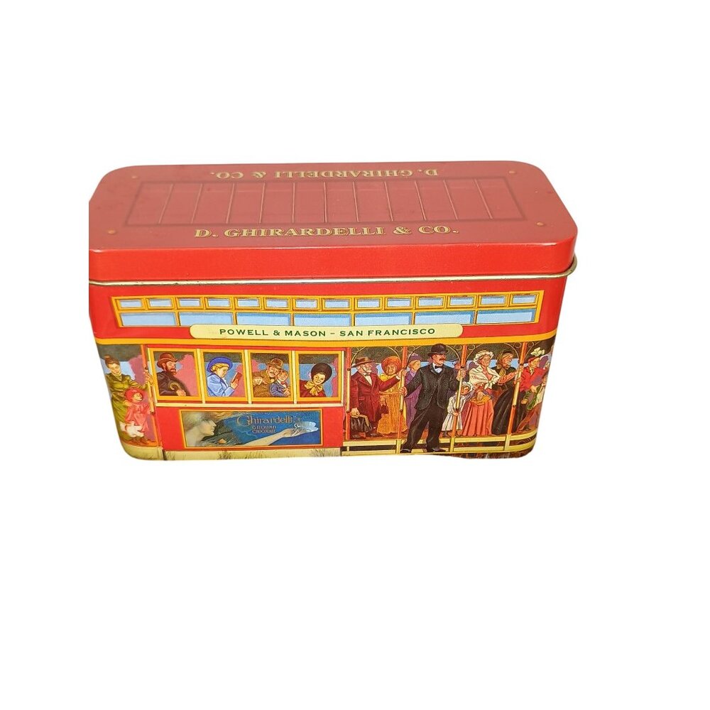Vintage Ghiradelli Trolly Car‎ Tin, Powell & Hyde, San Francisco